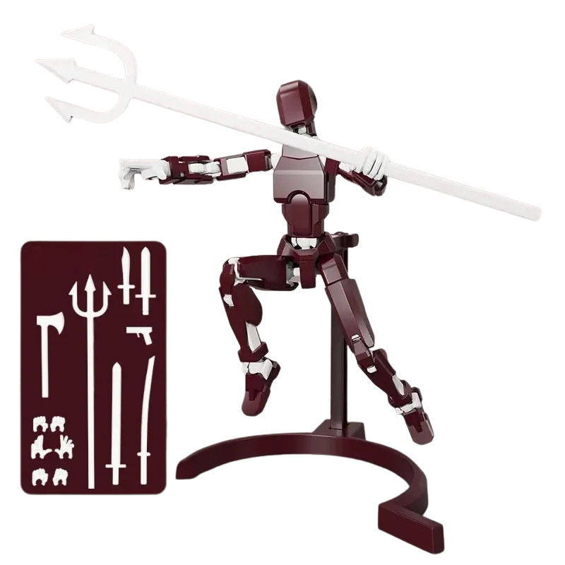 Action Star – Fully Flexible Magnetic Figure Set for Endless Creative Play