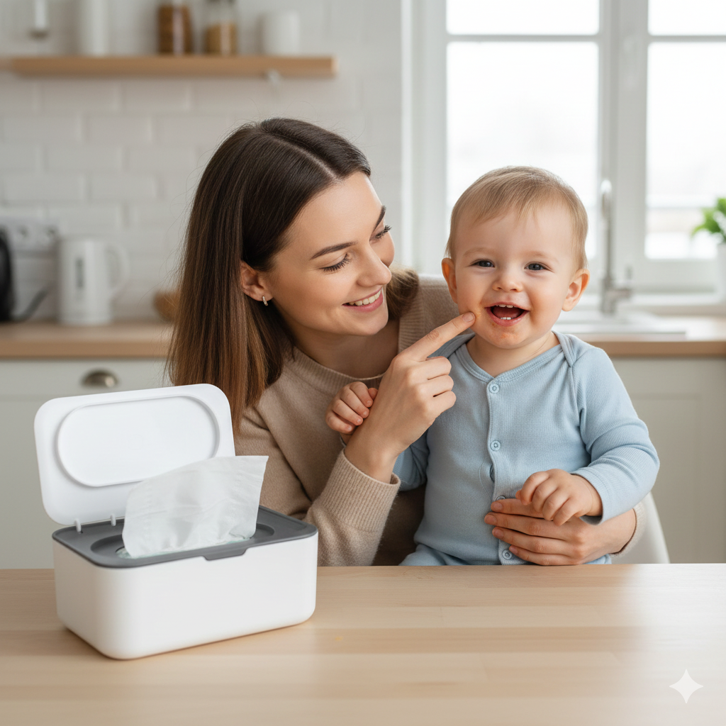 Fresh Wipes – Baby Wet Wipe Dispenser for Clean, Fresh & Easy Nappy Changes