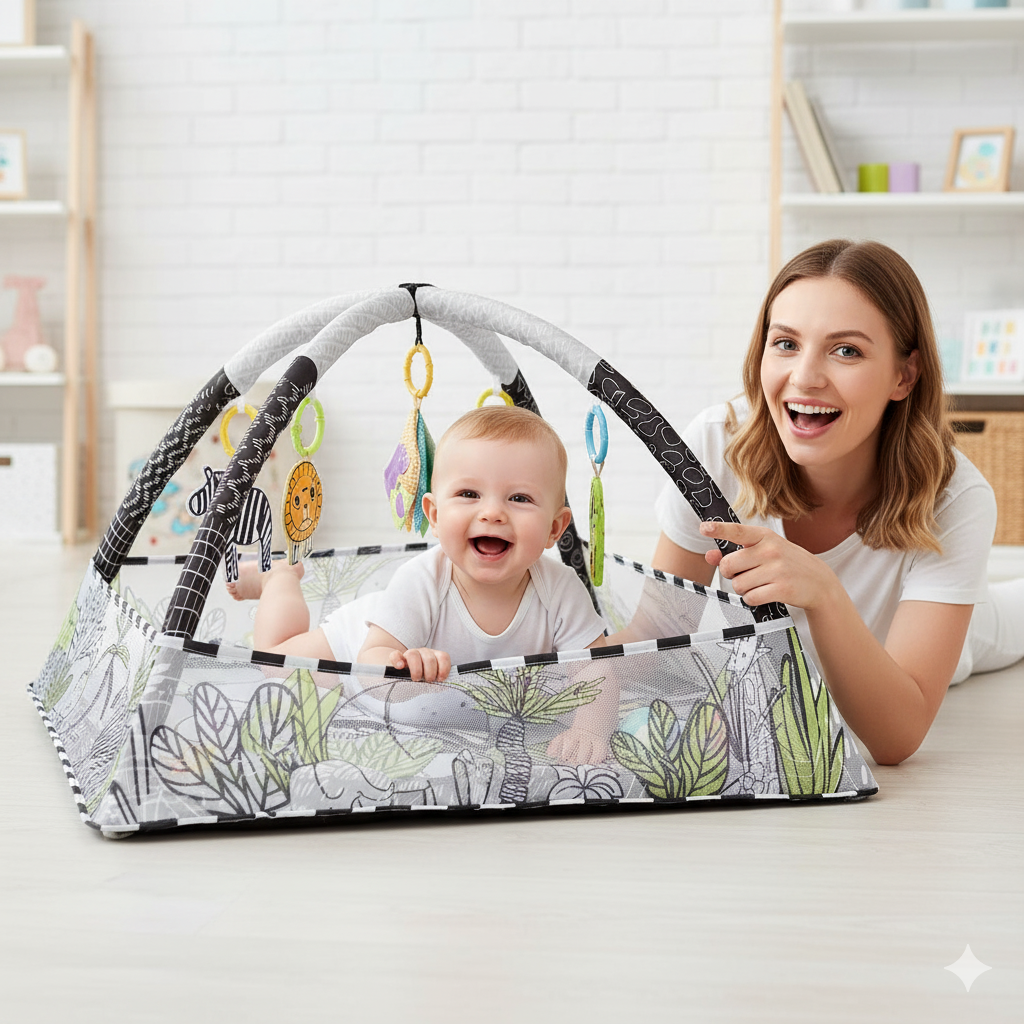 Baby Activity Play Mat – Sensory Fun & Safe Development from Day One