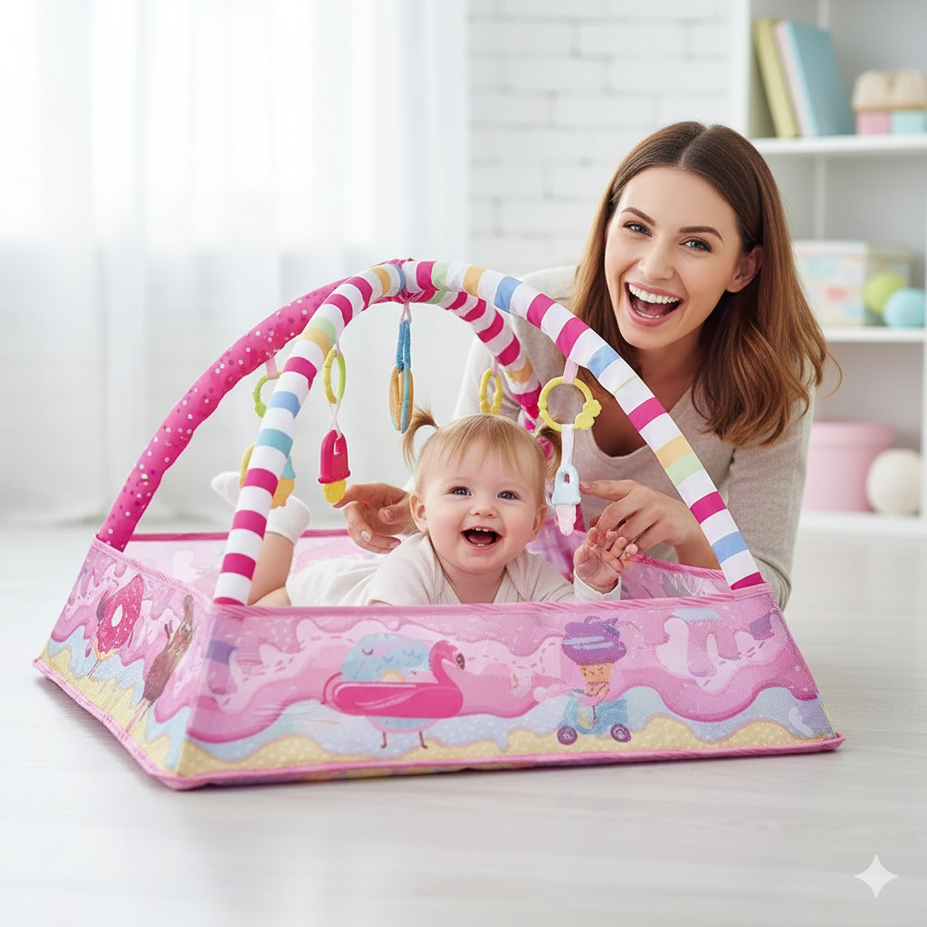 Baby Activity Play Mat – Sensory Fun & Safe Development from Day One