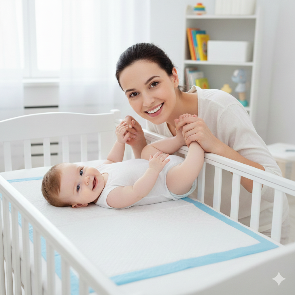 Dry Shield Pad – Leak-Proof Multi-Layer Waterproof Bed Pad for Kids