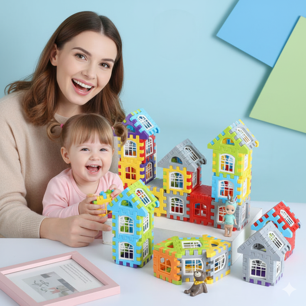 Montessori Creative Building Kit - Build, Imagine & Learn Through Play