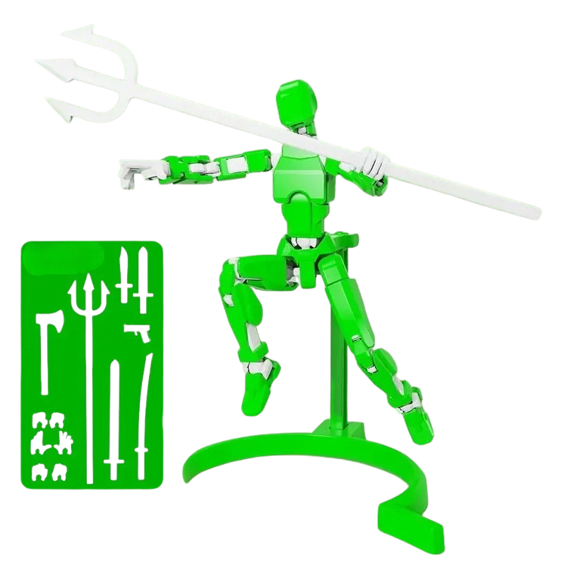 Action Star – Fully Flexible Magnetic Figure Set for Endless Creative Play
