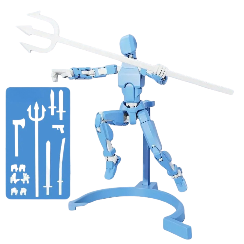 Action Star – Fully Flexible Magnetic Figure Set for Endless Creative Play