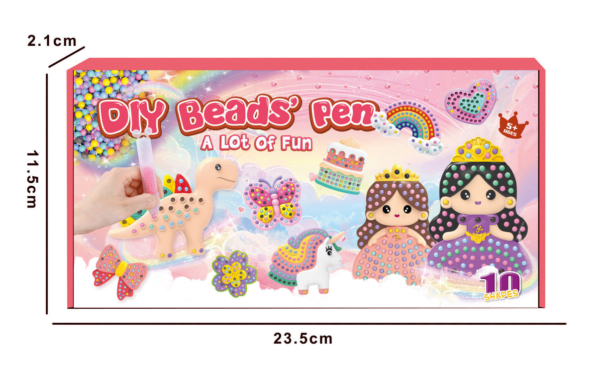 Magical Sparkle Art – Creative Bead Painting DIY Set for Kids