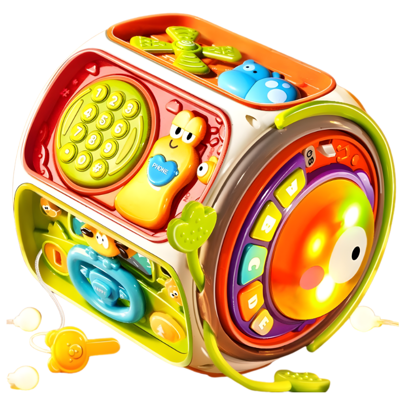Musical Activity Cube – Interactive Baby Learning &amp; Sensory Development Toy