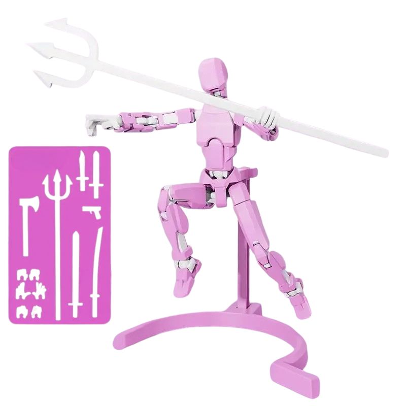Action Star – Fully Flexible Magnetic Figure Set for Endless Creative Play