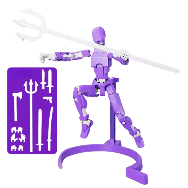 Action Star – Fully Flexible Magnetic Figure Set for Endless Creative Play