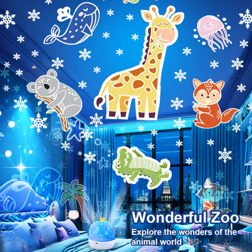 2 in 1 Dream Glow – Magical Night Light & Projector For Peaceful Bedtimes
