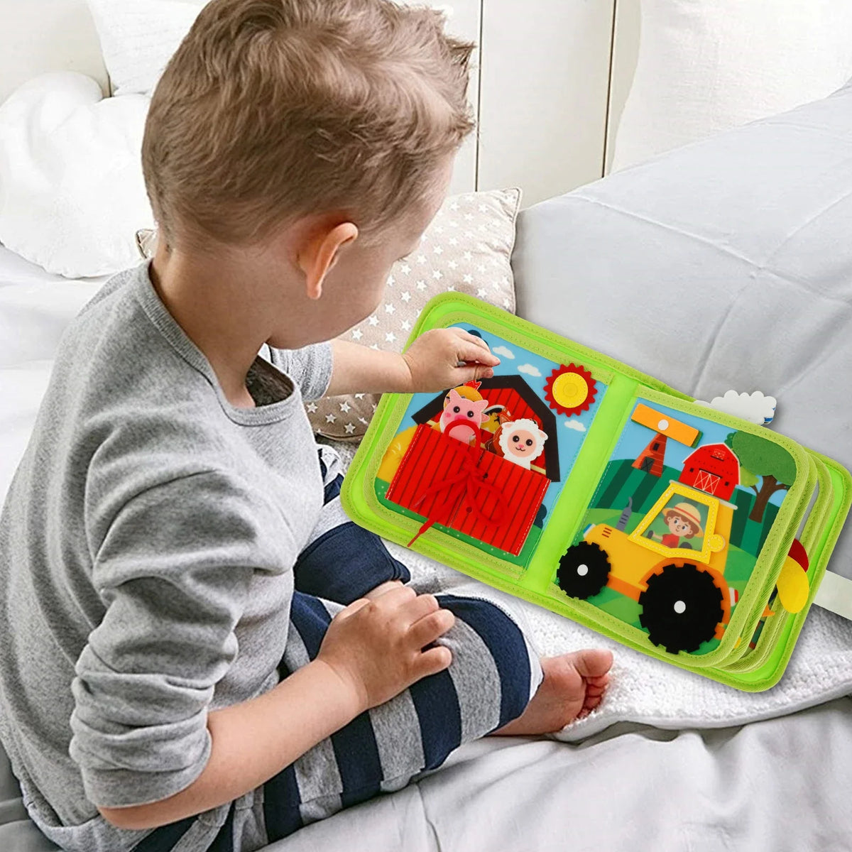 Montessori Farm Animal Story Book – Interactive Early Learning Adventure For Kids