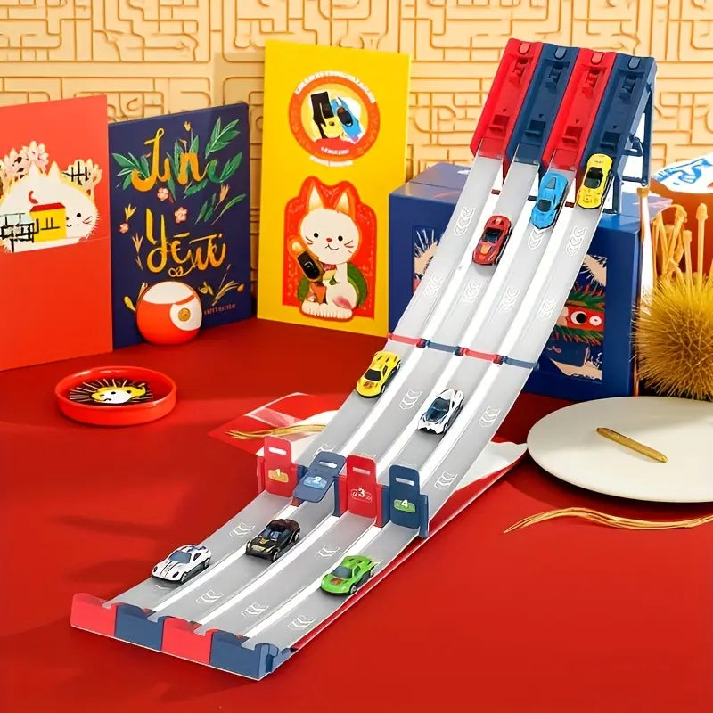 Ultimate Catapult Racing Track for Kids