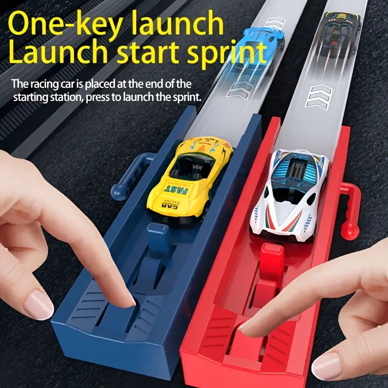 Ultimate Catapult Racing Track for Kids