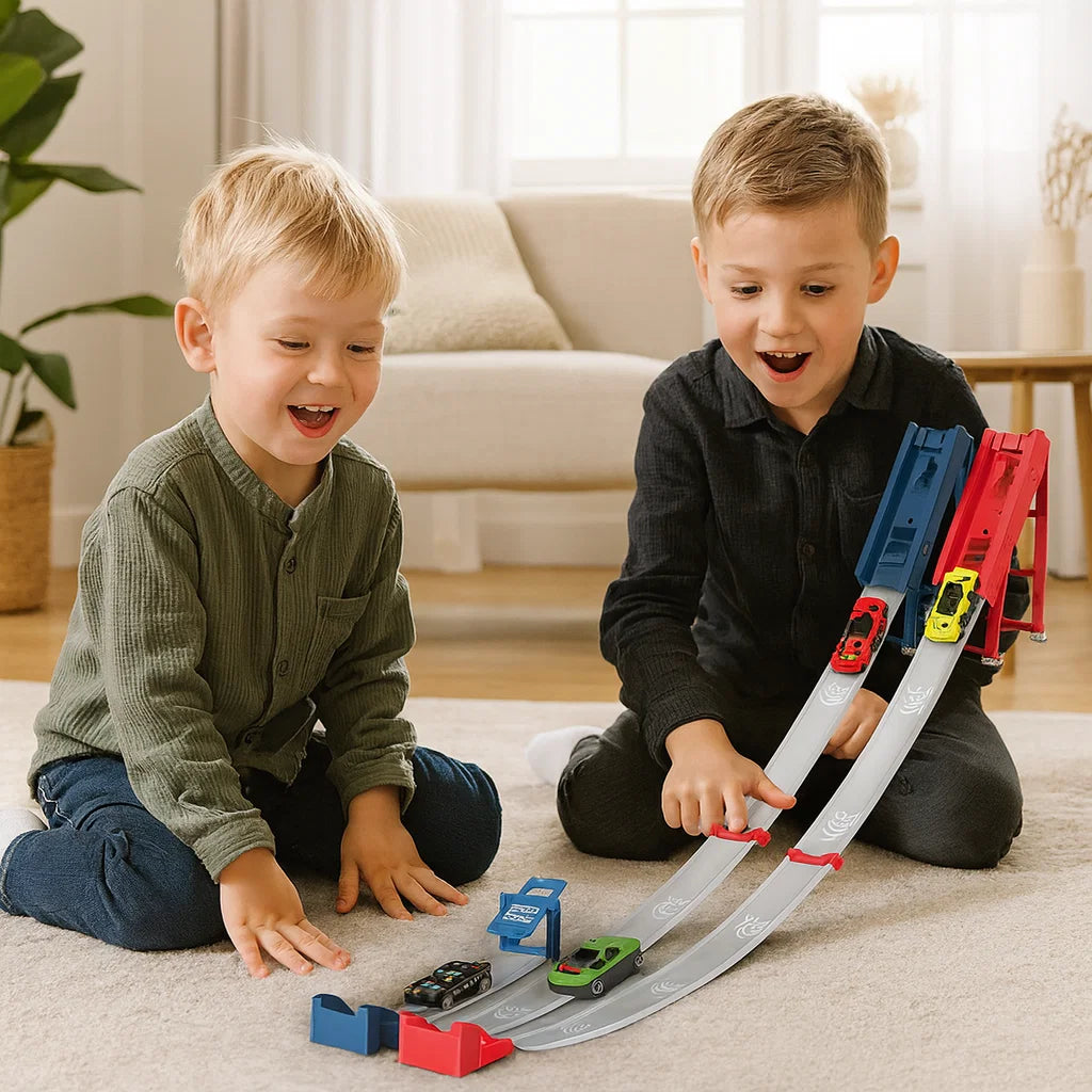 Ultimate Catapult Racing Track for Kids