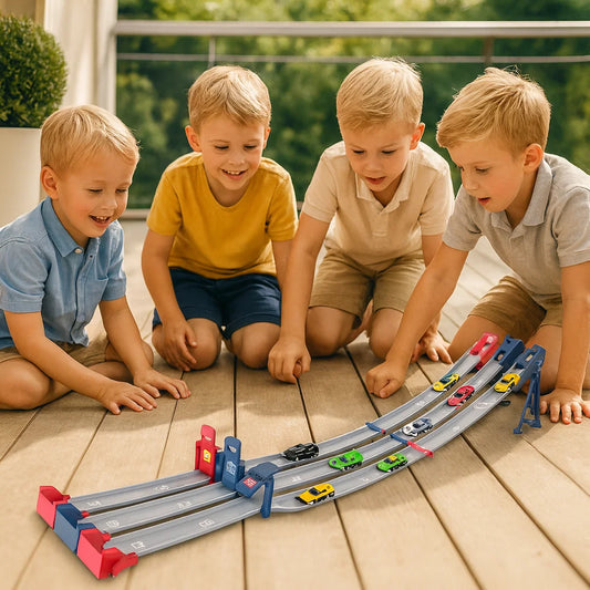 Ultimate Catapult Racing Track for Kids