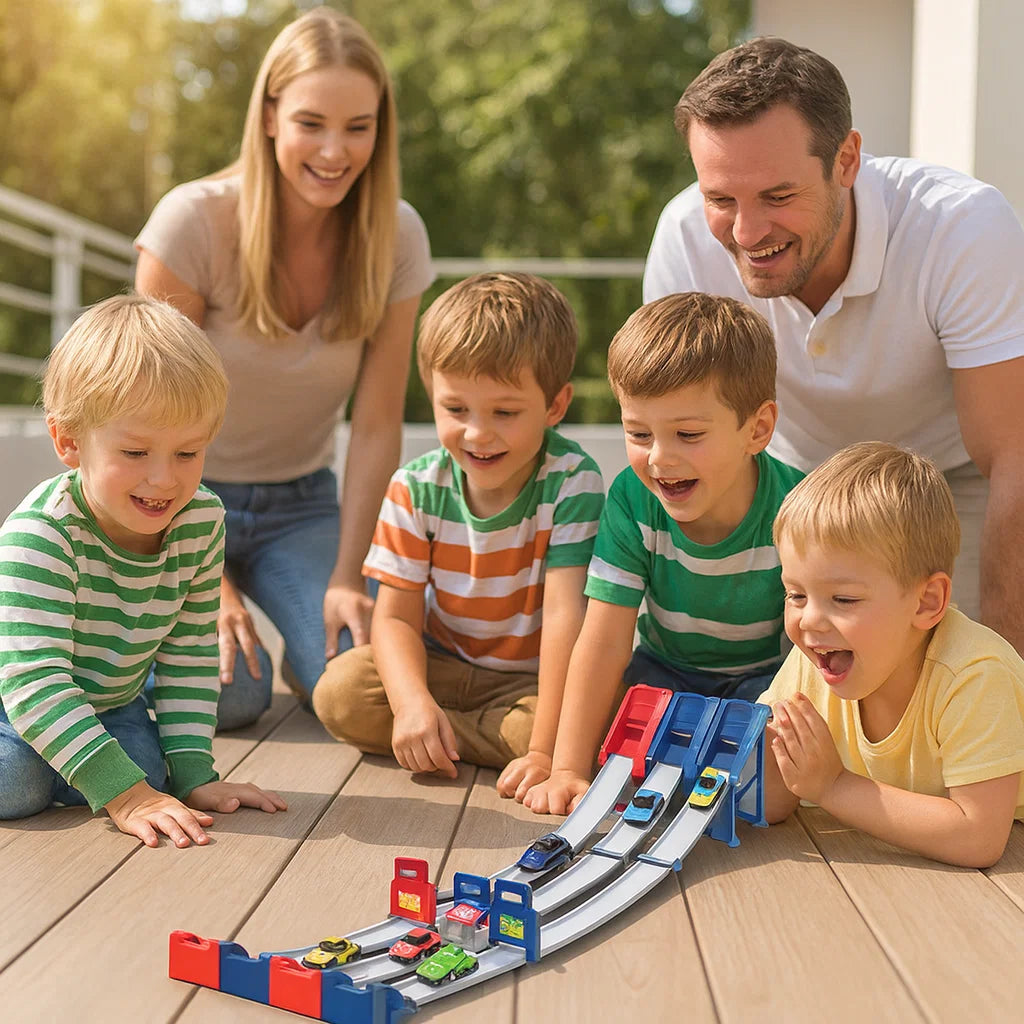 Ultimate Catapult Racing Track for Kids